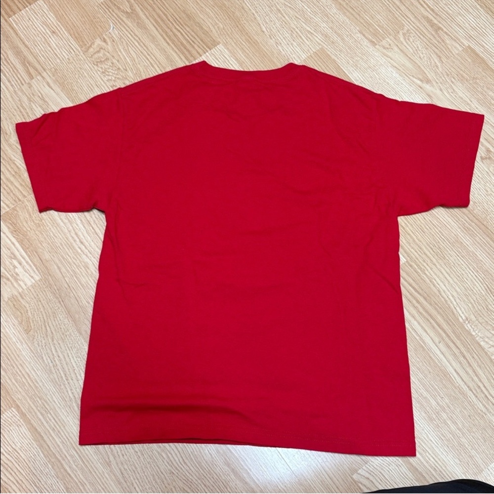Adventure Time Cartoon Network Get Your Hero On Red Graphic Tee Shirt Size M - Picture 3 of 3